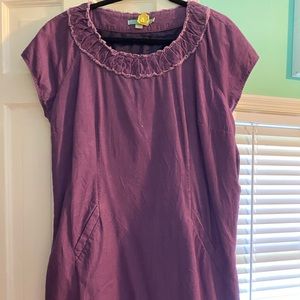 purple boden dress